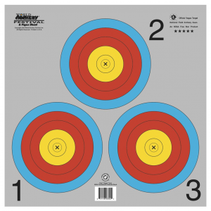 Maple Leaf Target Face NAA Vegas 3-Spot 100 pk TA3X40G