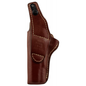 Hunter Company 50006 High Ride OWB Chestnut Tan Leather Belt Loop Fits Colt Govt Fits Ruger SR1911 Fits 5 in Barrel Right Hand