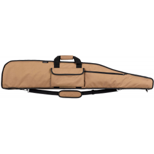 Bulldog BD370 Long Range Rifle Case 48 in Tan with Black Trim Water-Resistant Nylon Rifle