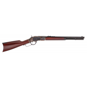 Taylors & Company 550172DE 1873 Taylor Tuned 45 Colt (LC) 10+1 20 Walnut Fixed Pistol Grip Stock Color Case Hardened Right Hand