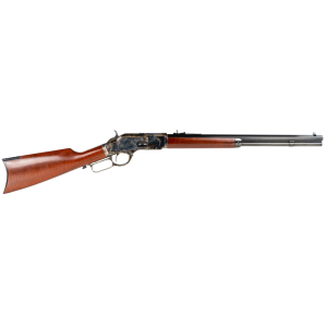 Taylors & Company 550173DE 1873 357 Mag Caliber with 10+1 Capacity, 20 in Blued Octagon Barrel, Color Case Hardened Metal Finish, Walnut Fixed, Pistol Grip Stock & Taylor Tune Polished Right Hand (Full Size), Rifle