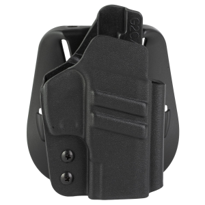 1791 Gunleather TACPDHOWBG2CG3BLKR Tactical Kydex OWB Black Kydex Fits Taurus G2C/G3 Right Hand