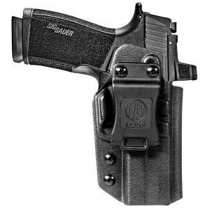 1791 Gunleather TACIWBP365XMBLKR Tactical IWB Black Kydex Compatible w/ P365-X MACRO Belt Clip Right Hand