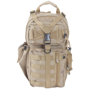 Allen Lite Force Tactical Sling Pack, Tan Endura Fabric, Sling Design, Padded Adjustable S, 10855