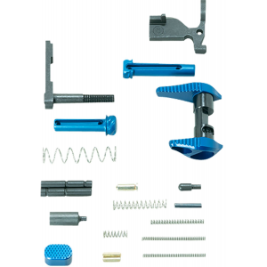 Timber Creek Outdoors ARLPKB Lower Parts Kit Blue Anodized Aluminum for AR-15