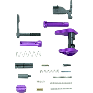 Timber Creek Outdoors ARLPKPPA Lower Parts Kit Purple Anodized Aluminum for AR-15
