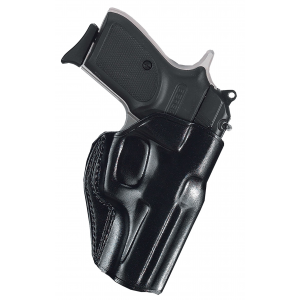Galco SG652B Stinger OWB Black Leather Belt Loop Fits S&W M&P Shield Fits S&W M&P Shield Plus Fits S&W M&P Shield 2.0 Right Hand