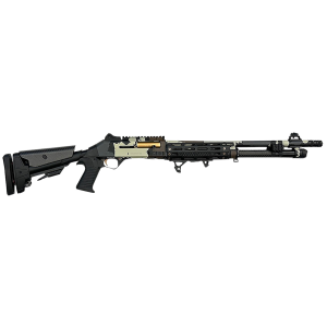 Orthos Arms S4RAE Raider S4 Full Size Frame 12 Gauge 3 in 6+1 Alpine Elite Ported Steel Barrel, Alpine Elite Cerakote Picatinny Rail Aluminum Receiver, M-LOK Handguards, Black Adjustable Synthetic Stock