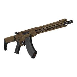 CMMG 76AC20AMB Resolute MK47 7.62x39mm 30+1 16.10 Blk Nitride Medium Taper Threaded BBL, Midnight Bronze Cera Pic Rail Alum Receiver, EML 15 M-LOK Handguard, Midnight Bronze Synthetic CMMG 6 Position RipStock, Zeroed Drop-In Trigger, Rifle