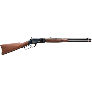 Winchester 534280137 Model 1873 Competition Carbine High Grade Full Size 38 Special 357 Mag 10+1 20 in Polished Blued Steel Barrel, Color Case Hardened Steel Receiver, Grade III/IV Walnut Straight Grip Wood Stock, Rifle