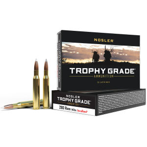 NOSLER 48545 Trophy Grade 280 Rem 140 Gr NOSLER Accubond 20 Per Box/ 10 Cs
