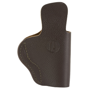 1791 Gunleather FCD4BRWL Fair Chase IWB Size 04 Brown Leather Deer Hide Belt Clip Fits Glock 17/19 Left Hand
