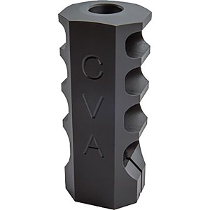 CVA AC1725 Muzzle Brake Black Nitride with 3/4 in-20 tpi Threads for 45 Cal CVA Paramount, Accura LR-X, Accura MR-X - Cva