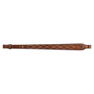 Browning 122617 Heritage Sling made of Brown Leather with Suede Backing & Buckmark Patch\t 25 in-28 in OAL & Adjustable Design for Rifles