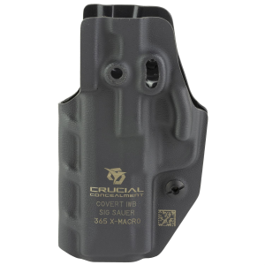 Crucial Concealment Covert IWB 1276, Inside Waistband Holster, Fits Sig 365 X-Macro, Ambidextrous, Kydex Construction