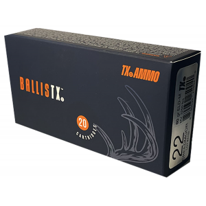 Texas Ammo Inc RTXA22C80ELDM BallisTX 22 Creedmoor 80 gr Extremely Low Drag Match 20 Per Box/ 25 Case