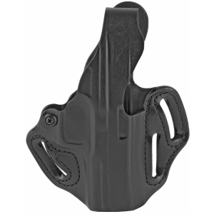DeSantis Gunhide Thumb Break Scabbard Belt Holster 001BA1UZ0, Fits Walther PDP 4 in or 4.5 in With or Without RDS, Right Hand, Black 001BA1UZ0