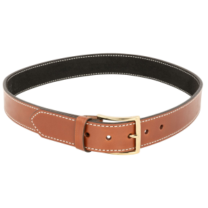 DeSantis Gunhide B12TL34Z0 Plain Lined Tan Leather Belt Size 34 1.50 Wide Buckle Closure - Desantis