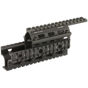Leapers, Inc. - UTG Tactical Quad Rail, Fits AK, Black MTU009 - Leapers