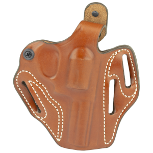 DeSantis Gunhide 001 001TA03Z0, Thumb Break Scabbard, Belt Holster, Fits SW J-Frame, Right Hand, Tan Leather 001TA03Z0
