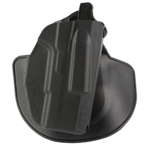 Safariland 7378 7TS, ALS, auto Locking System, Outside the Waistband Paddle/Belt Loop Holster Combo, For Glock 43/43X/43X MOS/and Springfield Hellcat, Plain Finish, Black, Right Hand 7378V2-895-411