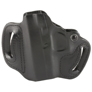 Desantis Mini Slide Belt Holster, Fits Glock 43, Left Hand, Black Leather 086BB8BZ0