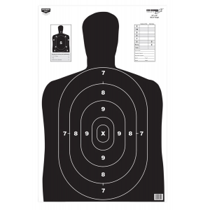 Birchwood Casey 37021 EZE-Scorer BC-27 Silhouette Paper Target 23 in x 35 in 100 Per Pack