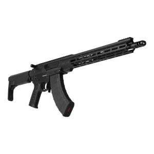 CMMG 76AC20AAB Resolute MK47 7.62x39mm 30+1 16.10 Blk Nitride Medium Taper Threaded BBL, Blk Armor Cera Pic Rail Alum Receiver, EML 15 M-LOK Handguard, Blk Synthetic CMMG 6 Position RipStock, Zeroed Drop-In Single Stage Trigger, Rifle