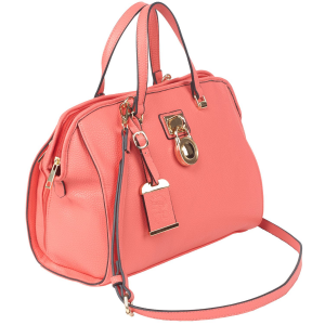 Bulldog BDP026 Satchel Coral Leather 16 in x 9.50 in x 5.50 in