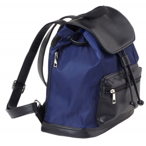 Bulldog BDP065 Backpack Navy/Black Leather 12.20 in x 5.50 in x 12.50 in Ambidextrous