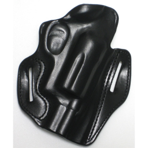 Desantis 002 Speed Scabbard Belt Holster Right Hand Black 2 in Taurus Public Defender Leather Non-Lined 002BAI6Z0