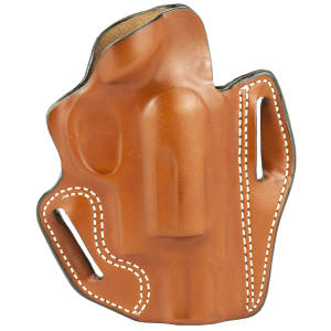 Desantis 002 Speed Scabbard Belt Holster Right Hand Tan 2 in Taurus Public Defender Leather Non-Lined 002TAI6Z0