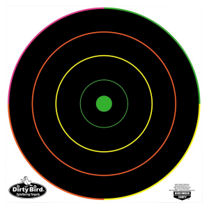 Birchwood Casey 35870 Dirty Bird Bullseye Tagboard Target 12 in 100 Per Pkg