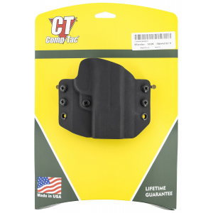 Comp-Tac C708SW295RBKN Warrior OWB Black Kydex Belt Loop Fits S&W M&P 9EZ Right Hand
