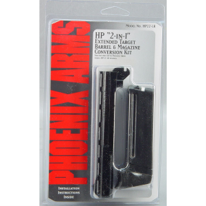 Phoenix Conversion Kit, 22LR, 5 in Barrel, Fits HP22/HP22A Blue HP22BBLB