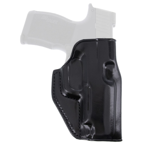 Galco Stinger, Outside the Waistband, Belt Holster, Fits Sig Sauer P365XL, Sig Sauer P365XL SPECTRE COMP, Leather Construction, Black, Right Hand SG870B