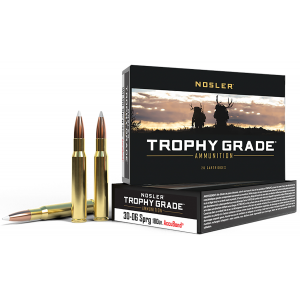 NOSLER 46134 Trophy Grade 30-06 Springfield 180 Gr NOSLER Accubond 20 Per Box/ 10 Cs
