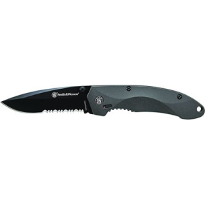 S&W Knives SW6000BS SWAT Magic Folder 3.3 in 4034 SS Blk Alum Hndl Blk