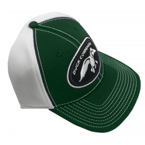 Duck Commander Logo Hat Green/White Mesh One Size Cotton/Poly 1 Pk | DHGWM