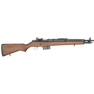 Springfield Armory AA9122NT M1A Scout Squad *NY Compliant 7.62x51mm NATO 10+1 18 in Black Parkerized Carbon Steel Barrel, Black Parkerized Picatinny Rail Steel Receiver, Walnut Fixed Stock, Rifle
