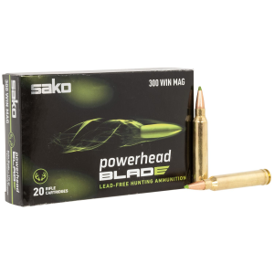 SAKO (tikka) Jasphb300wm170b Powerhead Blade 300winmag 170gr 20 Per Box/10 Case Centerfire, Rifle Ammunition