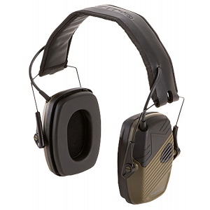 Allen 2256 Shotwave Lo-Profile Muff Polymer 23 dB Over the Head Black/Green Adult