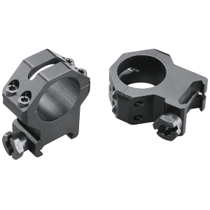 Weaver Mounts 48360 Four-Hole Skeleton Rings Matte Black 1 in Medium