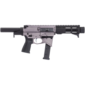Maxim Defense MXM48174 CPS MD9 9mm Luger 5.50 in Threaded CMV Nitride Finished Barrel, Urban Grey Anodized 7075-T6 Receiver, M-Rax/M-Lok Compatible Handguard, CQB System, Mag Release, Compatible w/Glock G19 & Longer 9mm, Magazines, Pistol
