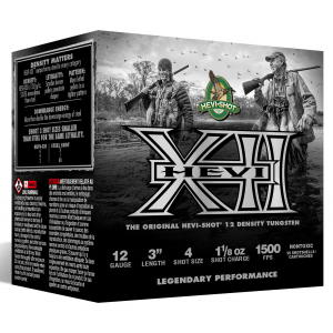 HEVI-SHOT Hs51304 Hevi-xii 12 Gauge 3 In 1 1/8 Oz Tungsten 4 Shot 25 Per Box/ 10 Cs 816383004289 165383