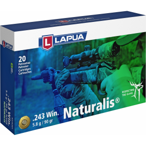 Lapua Full Metal Jacket 4316052, 243 Winchester, 90Gr, Full Metal Jacket, 20 Round Box 4316052
