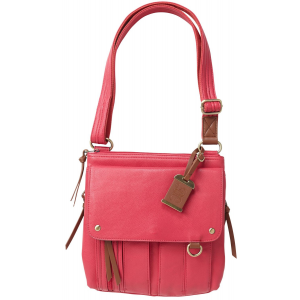Bulldog BDP036 Cross Body Pink Leather 11 in x 11 in x 2 in