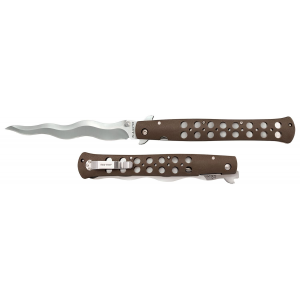 Cold Steel CS26SXK6 Ti-Lite 6 in Folding Plain Kris AUS 10A Steel Blade/ Black Griv-Ex Handle