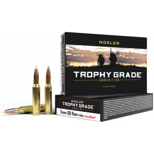 NOSLER 60042 Trophy Grade 7mm-08 Rem 140 Gr NOSLER Accubond 20 Per Box/ 10 Cs