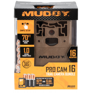 Muddy MUDMTC200K Pro-Cam 16 Combo Brown LCD Display 16MP Resolution Invisible Flash SD Card Slot Up To 32GB Memory